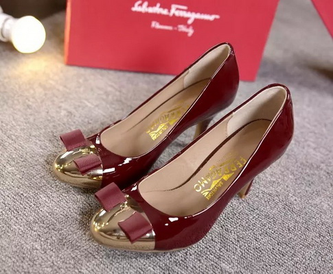 Ferragamo Shallow mouth kitten heel Shoes Women--018